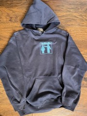90s Bitch Skateboards Pullover Hoodie Blue Size large