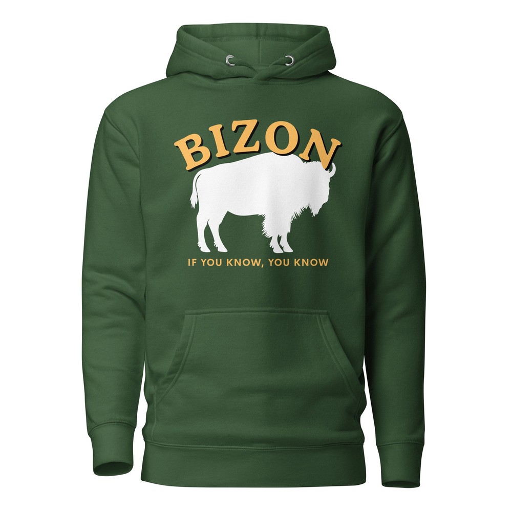Bizon North Dakota State NDSU Unisex Hoodie S,M,L,XL,2X,3X