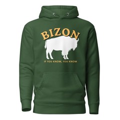 Bizon North Dakota State NDSU Unisex Hoodie S,M,L,XL,2X,3X
