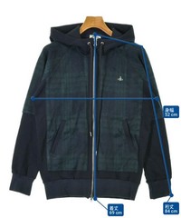 Vivienne Westwood MAN Hoodies NavyxGreen 44(Approx. S) 2200705396141