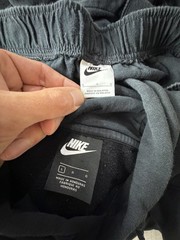 Nike Sportswear Fleece Black Sweatsuit Hoodie & Pants Joggers Set Size Large