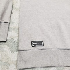 Under Armour Sweatshirt Mens XL Gray Fish Hook Loose Pullover Long Sleeve