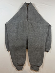 Mens M Gold Tag Russell Sweatshirt Crewneck Cotton Rayon Boxy Vintage Blank Gray