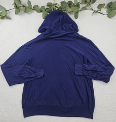 Burberry Brit Men’s Dark Blue Purple Pullover Hoodie Size 2XL 100% Cotton