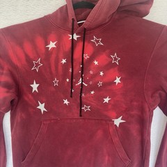 Nike Air Jordan Legacy AJ6 Graphic Hoodie Pullover Tie Die Mens Small