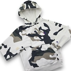 Champion Hoodie Men’s Small Reverse Weave Camo Pullover Cotton Blend