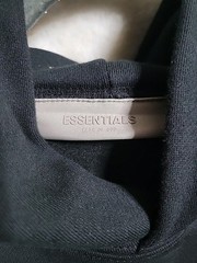 Fear of God Essentials Pullover Hoodie Stretch Limo Black Brand New With Tags