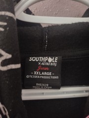 Southpole x Astro Boy All Overprint Hoodie Sweatshirt Junior Size XXL