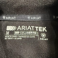 AriatTEK ColdSeries Hoodie Mens Medium Black Full Zip Fleece Logo Riding Jacket