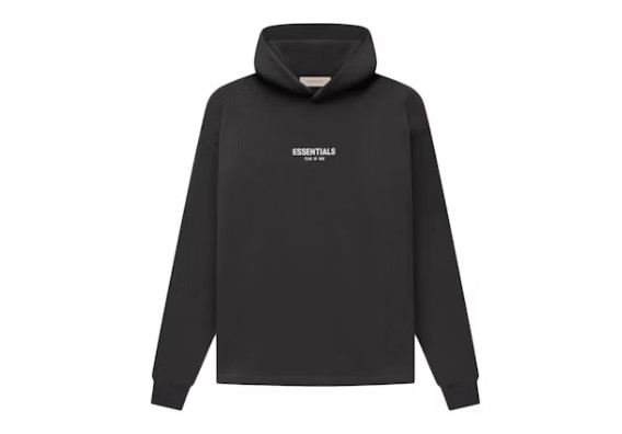 Fear of God Essentials Relaxed Hoodie iron Size Small IN HAND SHIP NOW