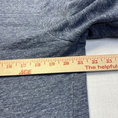 Everlane Hoodie Sweatshirt Mens Large Blue Fleece Full Zip Pockets 100% Cotton