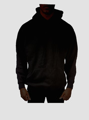PRO CLUB MENS COMFORT PULLOVER HOODIE Cotton , Black,Front Pocket Size MEDIUM