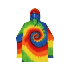 Tie Dye Multi-Color Long Sleeve Hoodie Adult S M L XL 2XL 3XL 100% Cotton