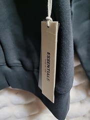 Fear of God Essentials Pullover Hoodie Stretch Limo Black Brand New With Tags