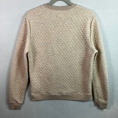 Marine Layer Men’s Corbet Quilted Crewneck Size Medium Oatmeal