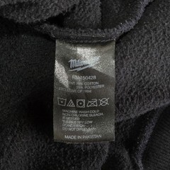 Milwaukee Hoodie Mens XL Black Pullover Sweatshirt Workwear Pocket Heavyweight
