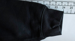 Hoodie with “None” Logo Black Heavyweight Pullover Unsex Large