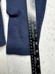 Modern Culture Thermal Hoodie Mens Large Navy Blue Casual Graphic Outdoor Winter
