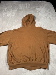 Vintage Dickies Thermal Lined Zip Up Hoodie Size XL Brown Y2K Skate