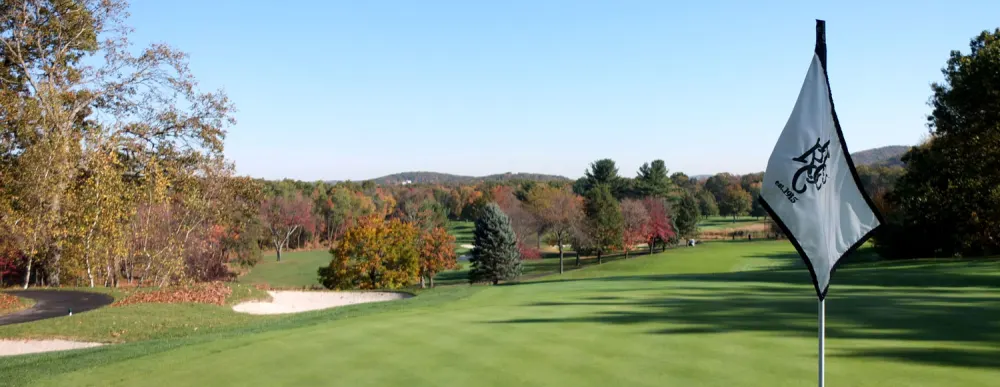 Golf course at Rockaway River Country Club in Denville, New Jersey